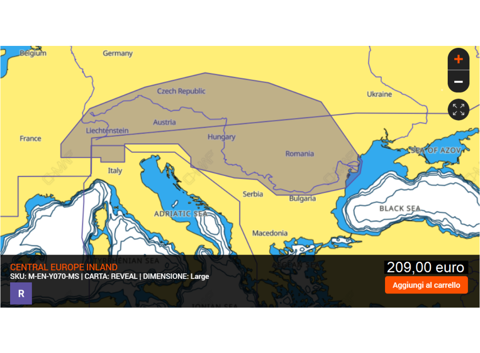 C-MAP Cartografia REVEAL Painestore